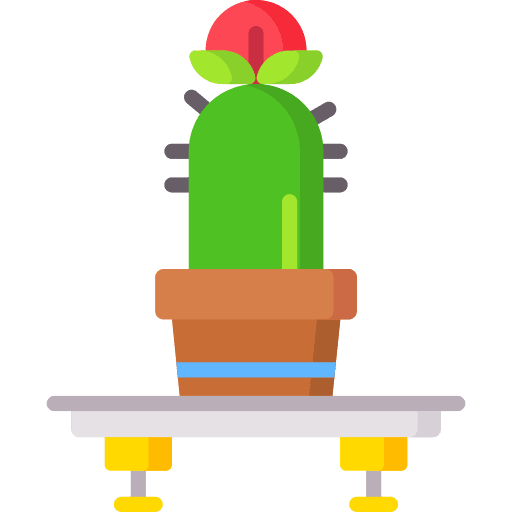 Cactus botanic farming and gardening plant icon