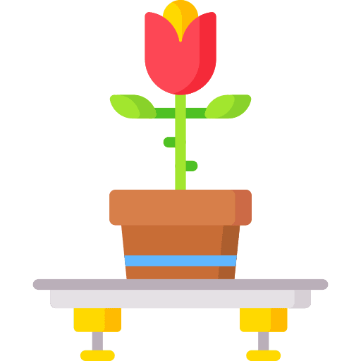 Flower spring plant pot plant icon