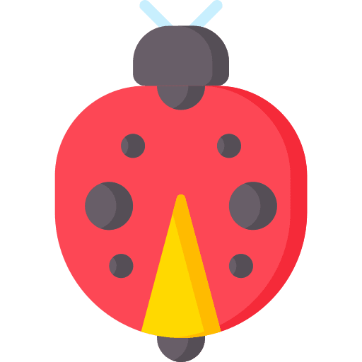Ladybug animals insect ladybug icon