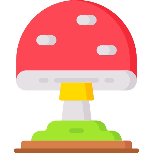 Mushroom food food and restaurant nature icon