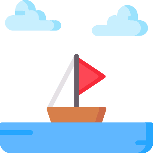 Boat water boat rowing icon