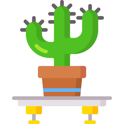 Cactus farming and gardening nature plant icon