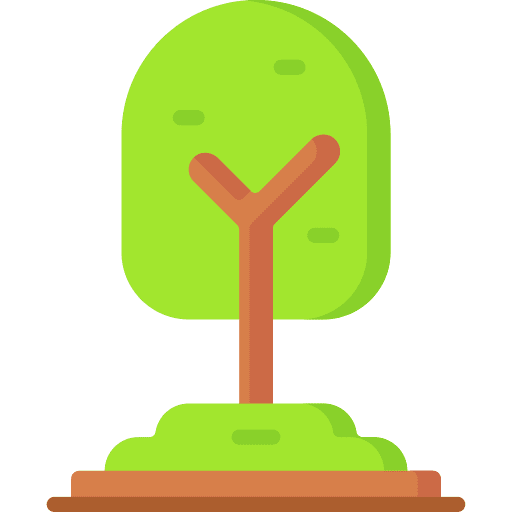 Tree nature botanical ecology icon