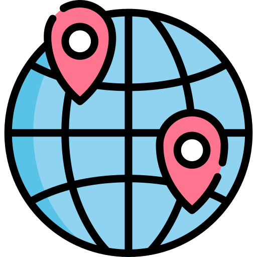 Worldwide security placeholders worldwide icon