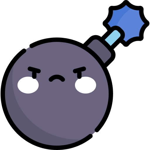 Bomb gaming weapons explosive icon