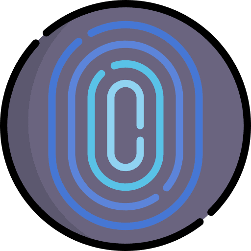 Fingerprint fingerprint interface identification icon