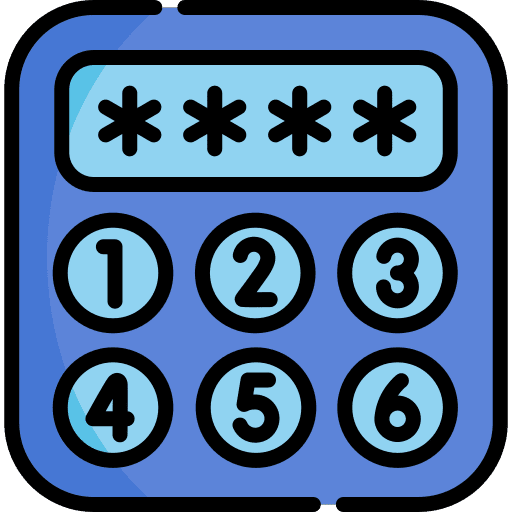 Password caps lock lock padlock icon