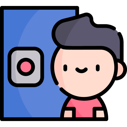 Retinal scanner eye test biometric recognition retinal scanner icon