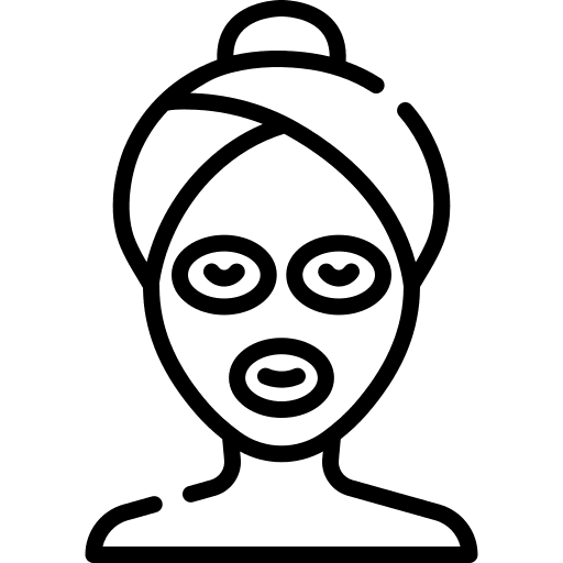 Face mask facial treatment beauty skin care icon