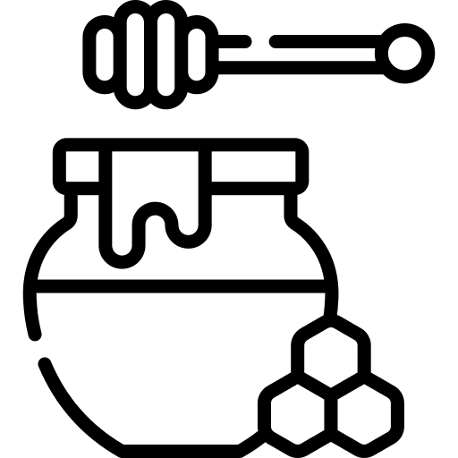 Honey wellness honey food icon