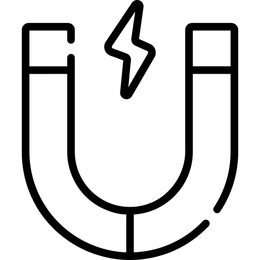 Magnet magnetic magnetism charge icon