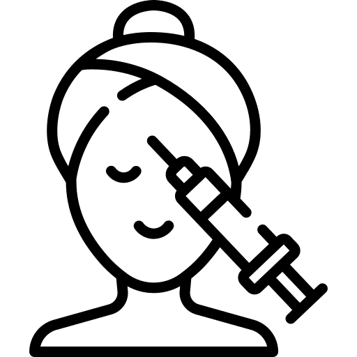 Mesotherapy syringe mesotherapy wellness icon