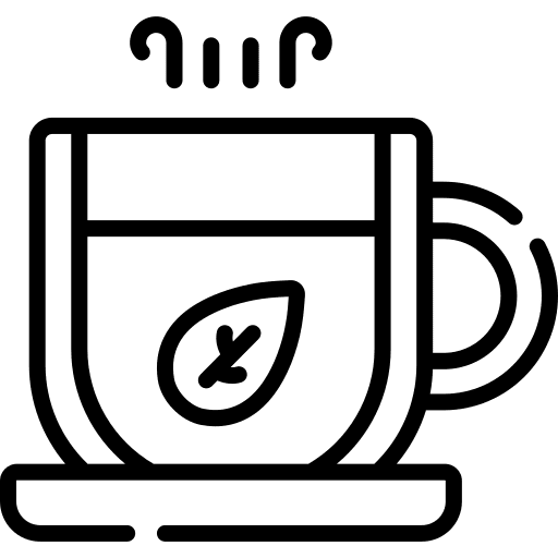 Organic tea tea cup herbal tea icon