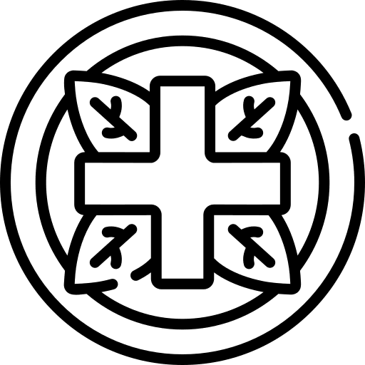 Alternative medicine healthcare and medical alternative medicine treatment icon