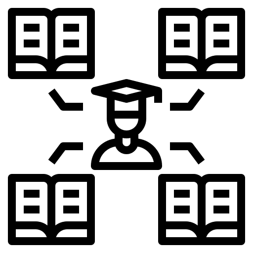 Books student reading students icon