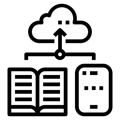 Cloud storage online smartphone cloud storage icon