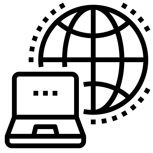 Knowledge online education internet icon