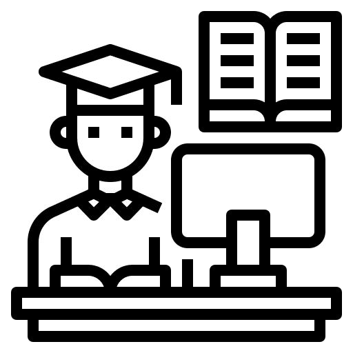 Lecture online class online education education icon