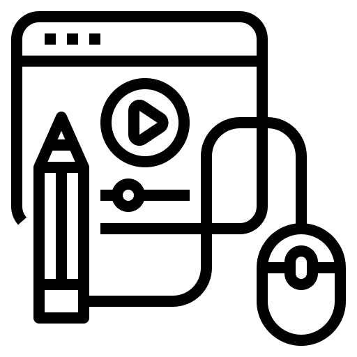 Lesson pencil e learning lesson icon