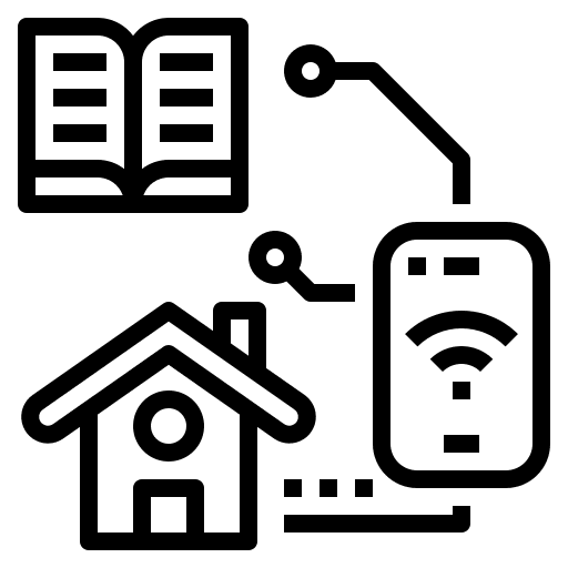 Online education book learning online education icon