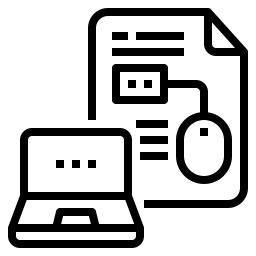 Online learning open book laptop online learning icon