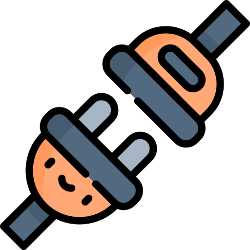 Plug electricity socket energy icon