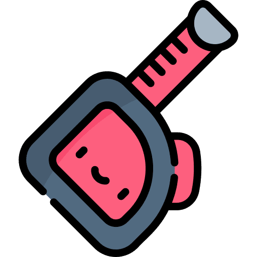 Measure tape measuring tape construction and tools ruler icon