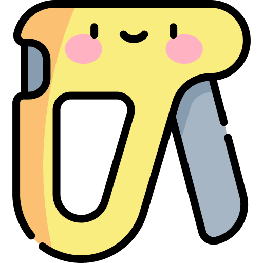 Stapler art and design gun construction and tools icon