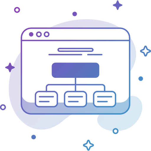 Sitemap website seo and web sitemaps icon