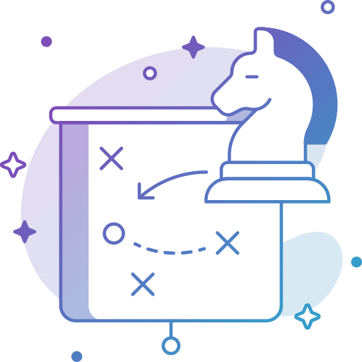 Strategy board strategy game strategy seo and web icon