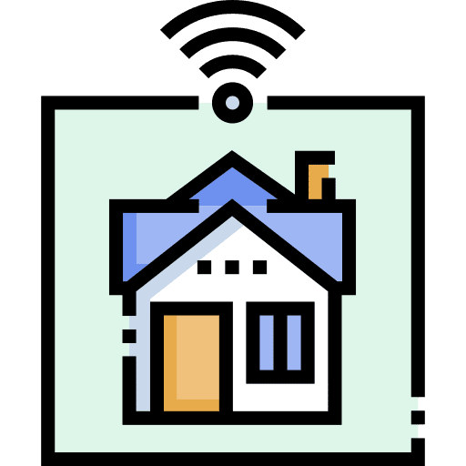 Electronics buildings network electronics icon