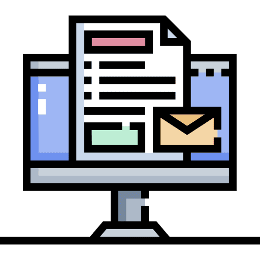 Send file electronics send file email icon