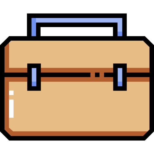 Briefcase suitcase bag briefcase icon
