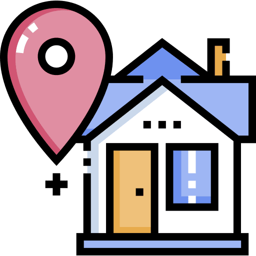 Home location map placeholder icon