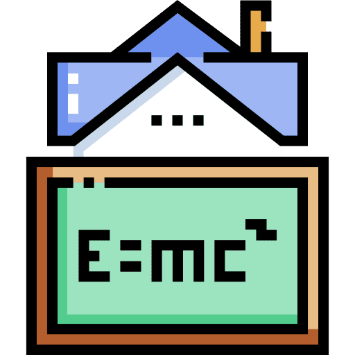 Homeschooling learning homeschooling home icon