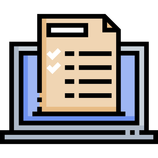 Online task business and finance multitasking icon