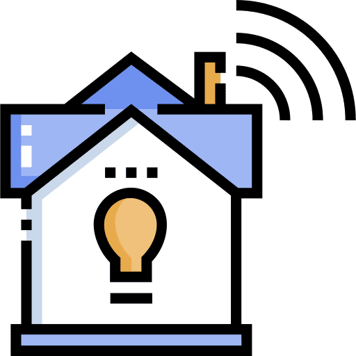 Smarthome smart house electronics technology icon