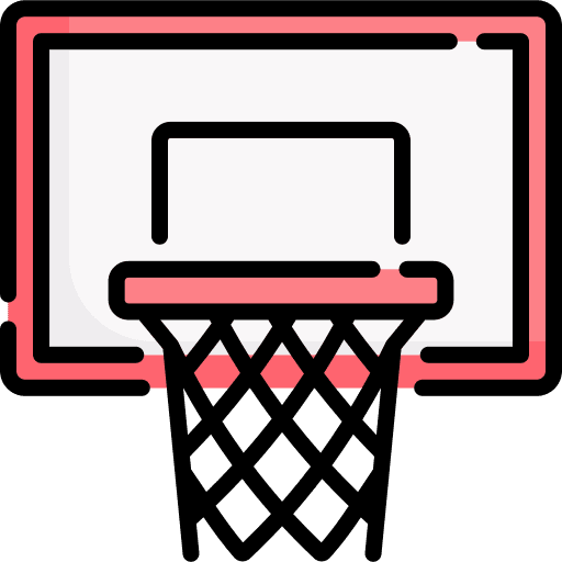 Basketball sport team ball basket icon