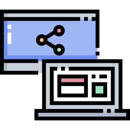 Device device server professions and jobs icon