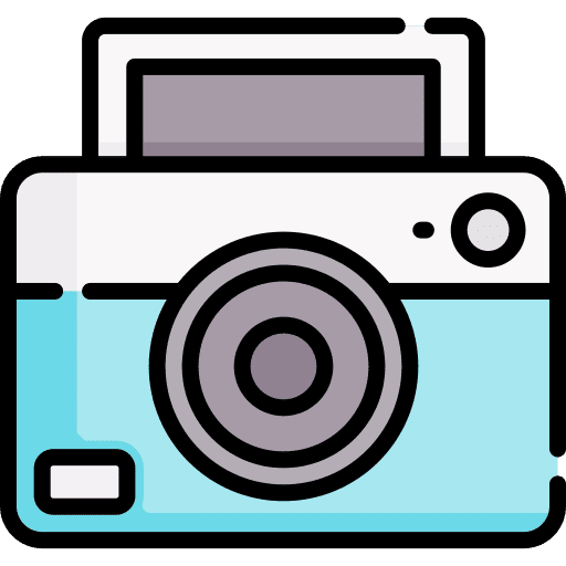Camera photograph instant holidays icon