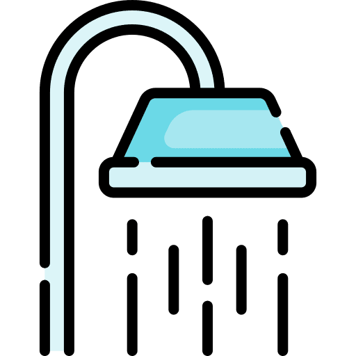 Shower bathroom relax shower head icon