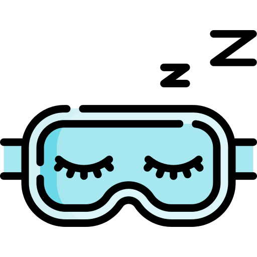 Sleeping mask clothing zzz sleep icon