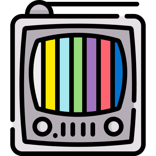 Television old tv antenna electronics icon