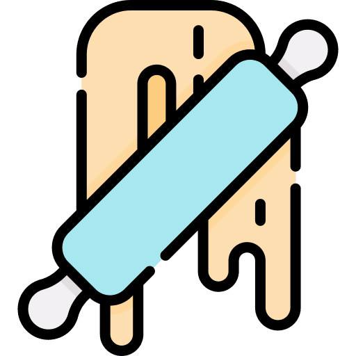 Dough cooking bakery dough icon
