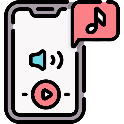 Music player multimedia phone video player icon