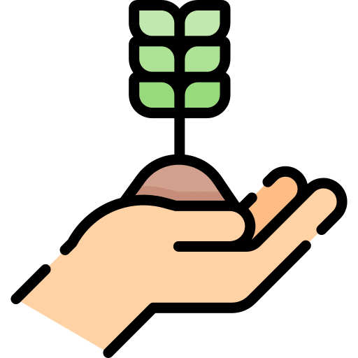 Plant sprout gardening growth icon