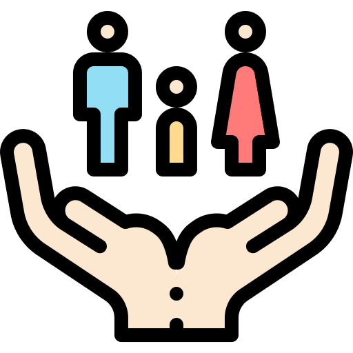 Family parents mother personal care icon