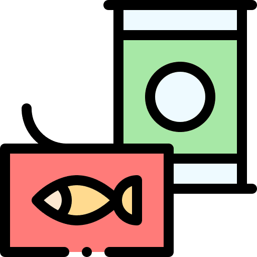 Canned food food and restaurant preserved canned sardines icon