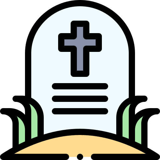 Rip severe death tombstone icon