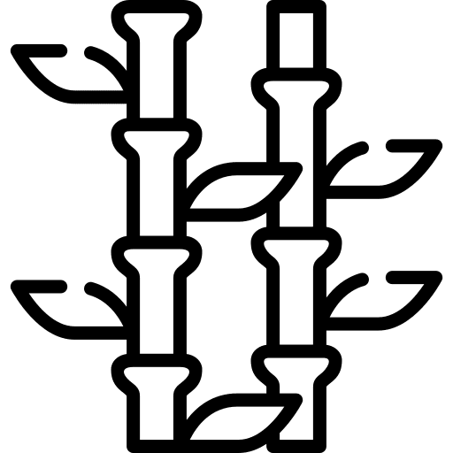 Bamboo garden nature plant icon